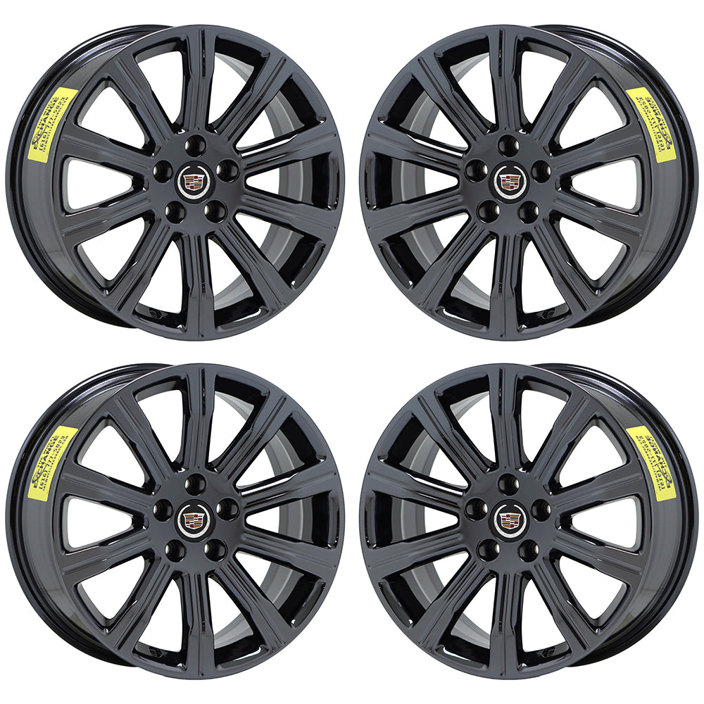 18x8" Cadillac ATS Sedan Black Chrome wheels rims Factory OEM set 4705